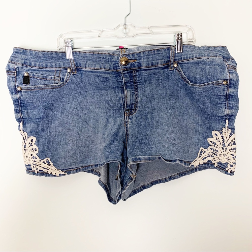 Torrid Shorts with Lace Detail
